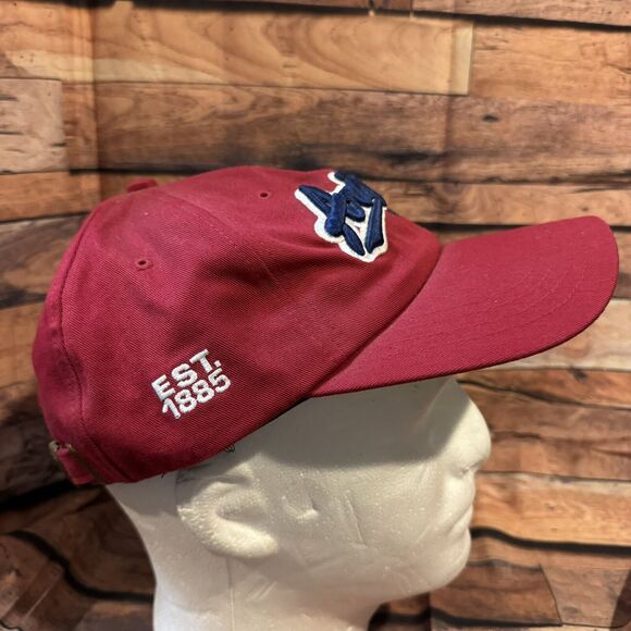 Arizona Wildcats Hat Cap Red Adjustable Strapback Script Logo Ahead EST 1885 - Picture 2 of 7